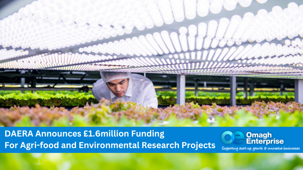 DAERA Announces £1.6million Funding For Agri-food and Environmental Research Projects